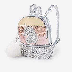 justice mini unicorn backpack